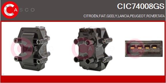 Casco CIC74008GS - Ignition Coil car-mod.net