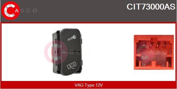 Casco CIT73000AS - Door lock switch, button car-mod.net