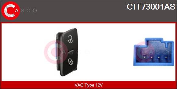 Casco CIT73001AS - Door lock switch, button car-mod.net