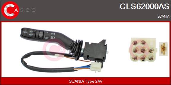 Casco CLS62000AS - Steering Column Switch car-mod.net