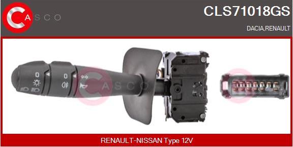 Casco CLS71018GS - Steering Column Switch car-mod.net