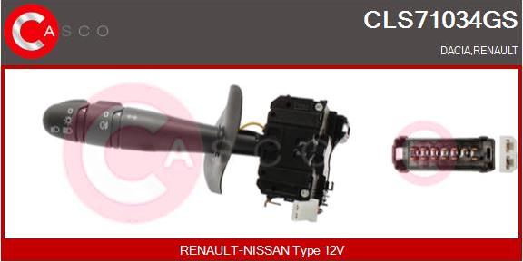 Casco CLS71034GS - Steering Column Switch car-mod.net