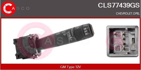 Casco CLS77439GS - Wiper Switch car-mod.net