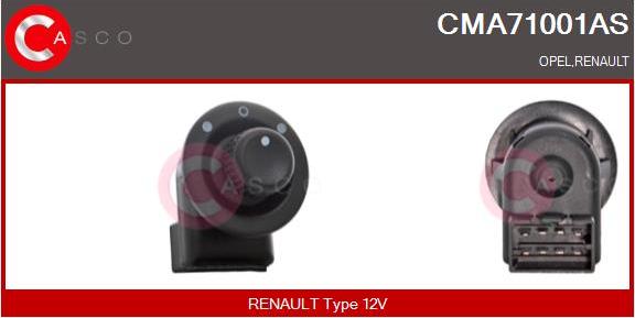 Casco CMA71001AS - Switch, mirror adjustment car-mod.net