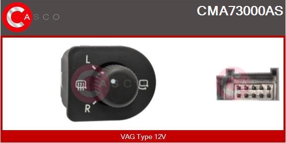 Casco CMA73000AS - Switch, mirror adjustment car-mod.net