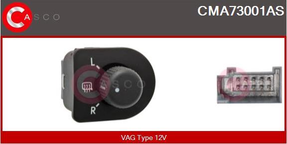 Casco CMA73001AS - Switch, mirror adjustment car-mod.net