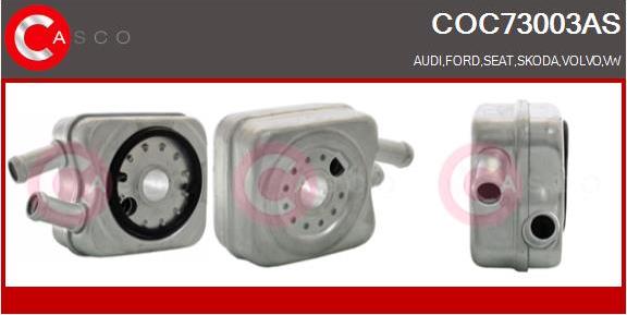Casco COC73003AS - Oil Cooler, engine oil car-mod.net