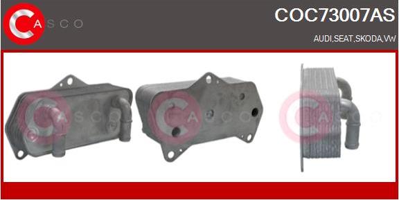Casco COC73007AS - Oil Cooler, engine oil car-mod.net