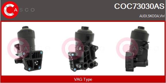 Casco COC73030AS - Oil Cooler, engine oil car-mod.net