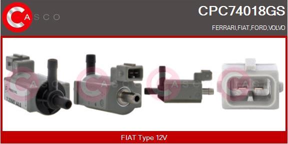 Casco CPC74018GS - EGR Pressure Converter, exhaust control car-mod.net