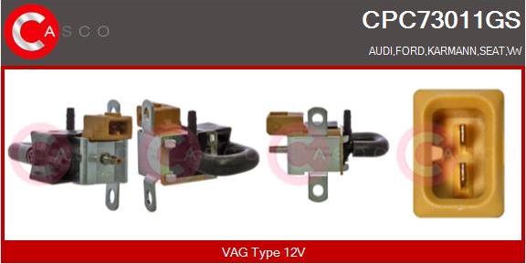 Casco CPC73011GS - EGR Pressure Converter, exhaust control car-mod.net