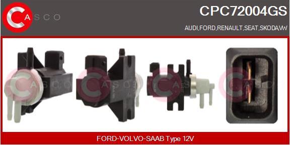 Casco CPC72004GS - EGR Pressure Converter, exhaust control car-mod.net