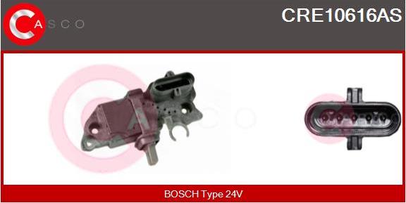 Casco CRE10616AS - Voltage regulator, alternator car-mod.net