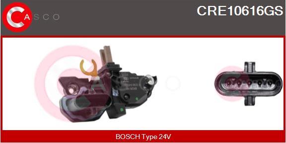 Casco CRE10616GS - Voltage regulator, alternator car-mod.net