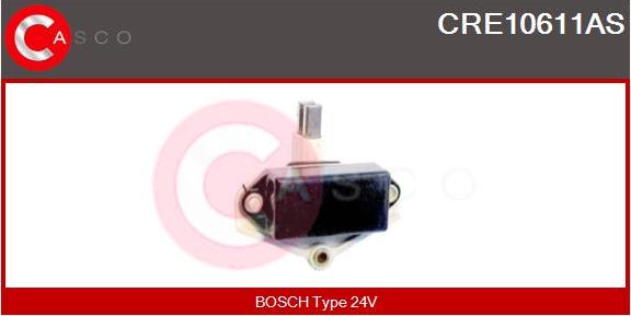 Casco CRE10611AS - Voltage regulator, alternator car-mod.net
