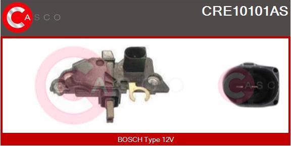 Casco CRE10101AS - Voltage regulator, alternator car-mod.net