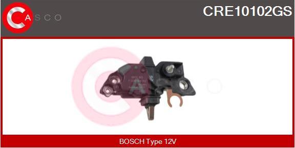 Casco CRE10102GS - Voltage regulator, alternator car-mod.net