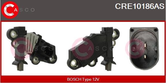 Casco CRE10186AS - Voltage regulator, alternator car-mod.net