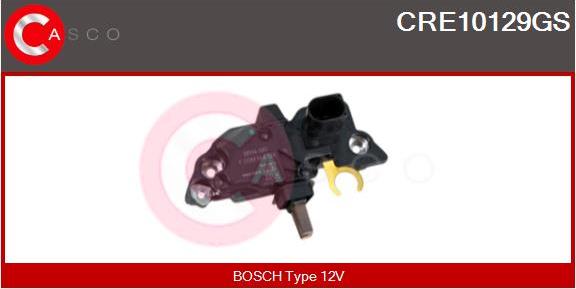 Casco CRE10129GS - Voltage regulator, alternator car-mod.net