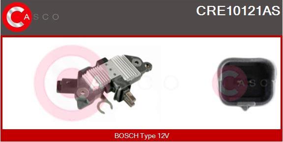 Casco CRE10121AS - Voltage regulator, alternator car-mod.net