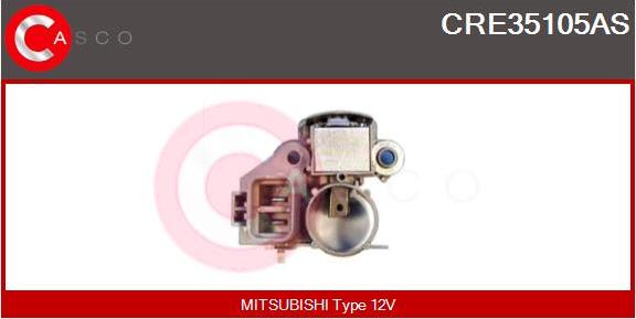 Casco CRE35105AS - Voltage regulator, alternator car-mod.net