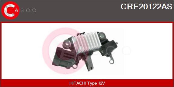 Casco CRE20122AS - Voltage regulator, alternator car-mod.net