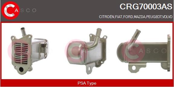 Casco CRG70003AS - Cooler, exhaust gas recirculation car-mod.net
