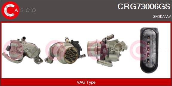 Casco CRG73006GS - Cooler, exhaust gas recirculation car-mod.net