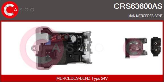 Casco CRS63600AS - Resistor, interior blower car-mod.net