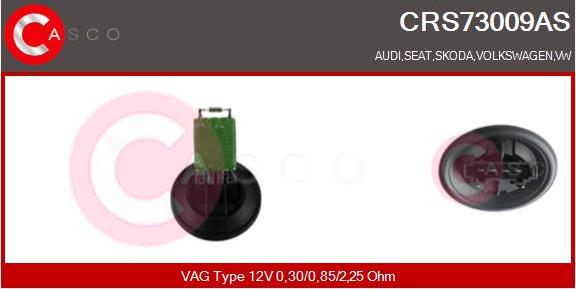 Casco CRS73009AS - Resistor, interior blower car-mod.net