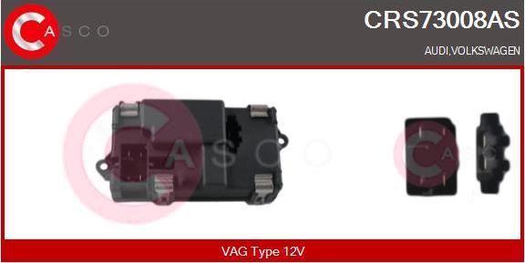 Casco CRS73008AS - Resistor, interior blower car-mod.net
