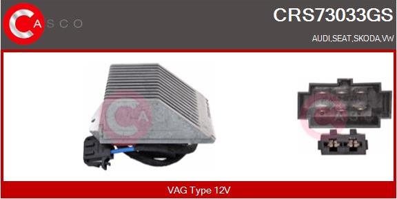 Casco CRS73033GS - Control Unit, air conditioning car-mod.net