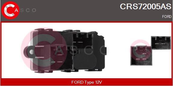 Casco CRS72005AS - Resistor, interior blower car-mod.net