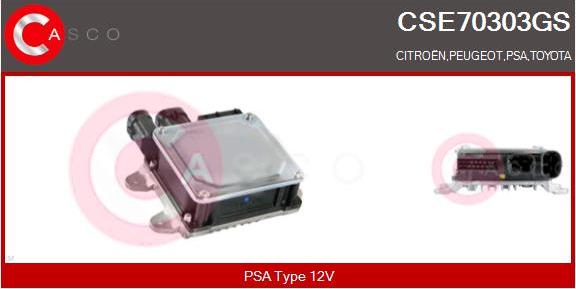 Casco CSE70303GS - Control Unit, power steering car-mod.net