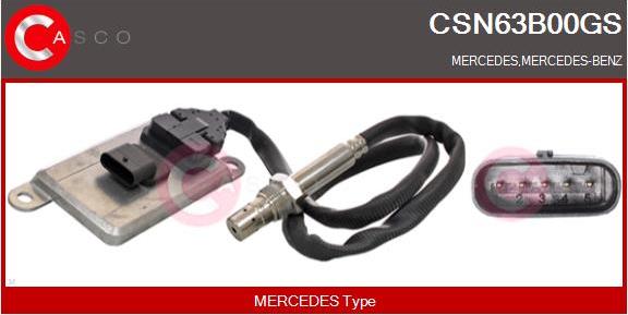 Casco CSN63B00GS - NOx Sensor, urea injection / catalyst car-mod.net