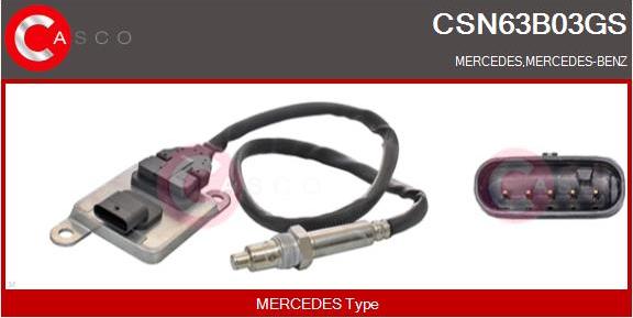 Casco CSN63B03GS - NOx Sensor, urea injection / catalyst car-mod.net