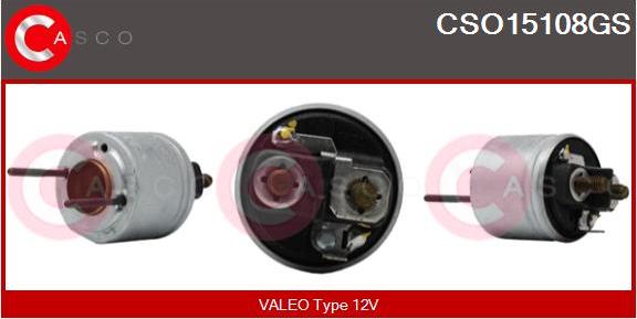 Casco CSO15108GS - Solenoid Switch, starter car-mod.net