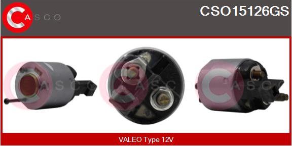 Casco CSO15126GS - Solenoid Switch, starter car-mod.net
