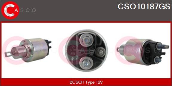 Casco CSO10187GS - Solenoid Switch, starter car-mod.net