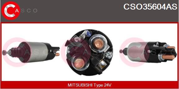 Casco CSO35604AS - Solenoid Switch, starter car-mod.net
