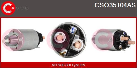 Casco CSO35104AS - Solenoid Switch, starter car-mod.net