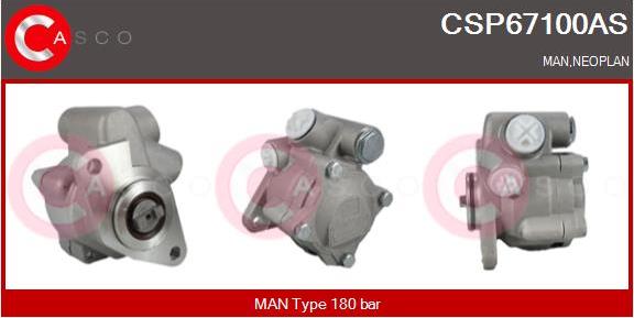 Casco CSP67100AS - Hydraulic Pump, steering system car-mod.net