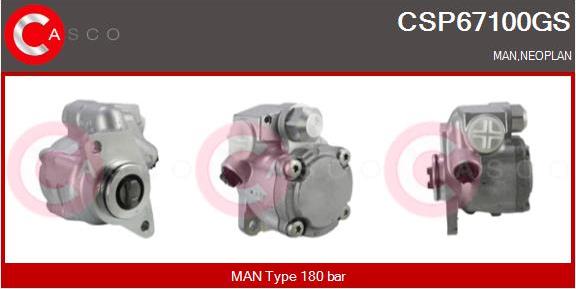 Casco CSP67100GS - Hydraulic Pump, steering system car-mod.net
