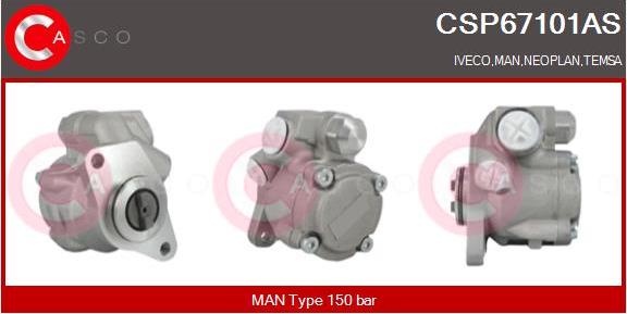 Casco CSP67101AS - Hydraulic Pump, steering system car-mod.net