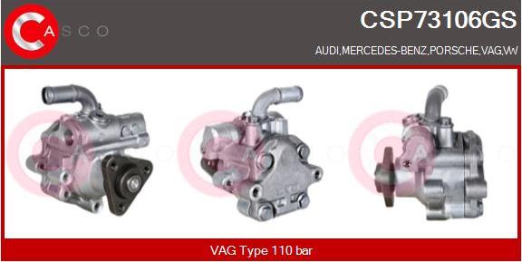 Casco CSP73106GS - Hydraulic Pump, steering system car-mod.net