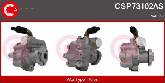 Casco CSP73102AS - Hydraulic Pump, steering system car-mod.net
