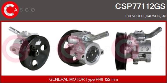 Casco CSP77112GS - Hydraulic Pump, steering system car-mod.net