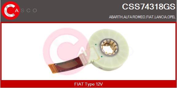 Casco CSS74318GS - Steering Angle Sensor car-mod.net