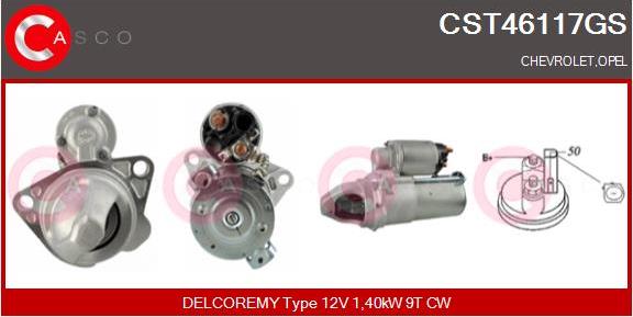 Casco CST46117GS - Starter car-mod.net