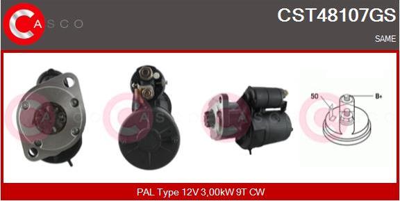 Casco CST48107GS - Starter car-mod.net